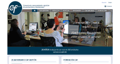 Desktop Screenshot of cafgestion.com